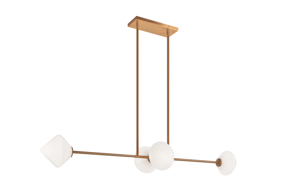 Novo Aged Gold Brass Pendant