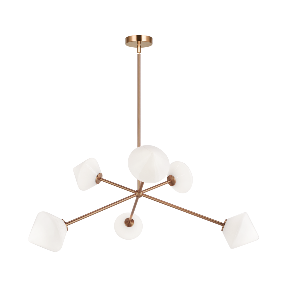 Novo Aged Gold Brass Pendant