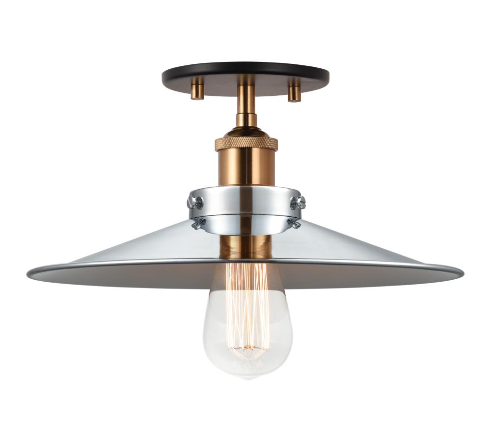 Bulstrode's Workshop Aged Gold Brass Ceiling Mount