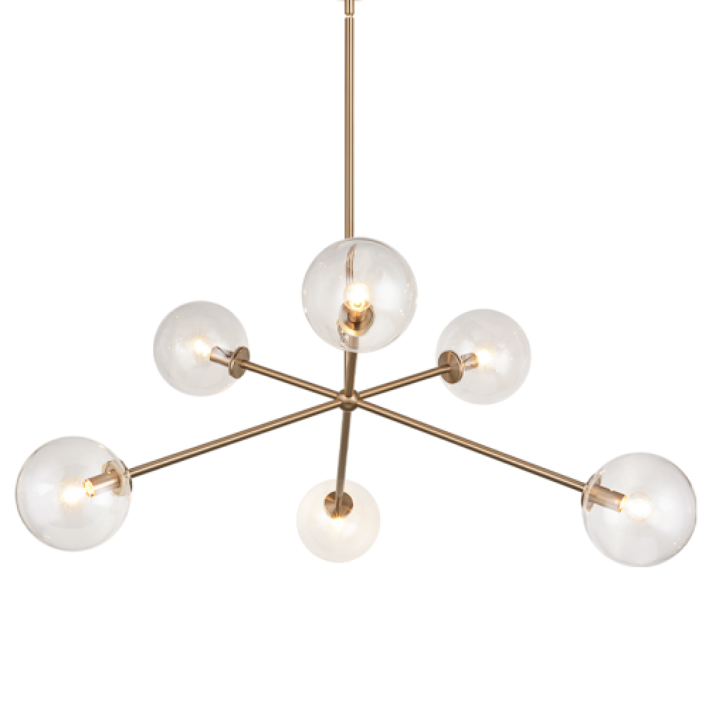 Novo Aged Gold Brass Pendant