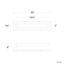 Modern Forms US Online WS-1520-27-BN - Swale Bath Vanity Light