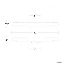 Modern Forms US Online WS-54432-BK - Montage Bath Vanity Light