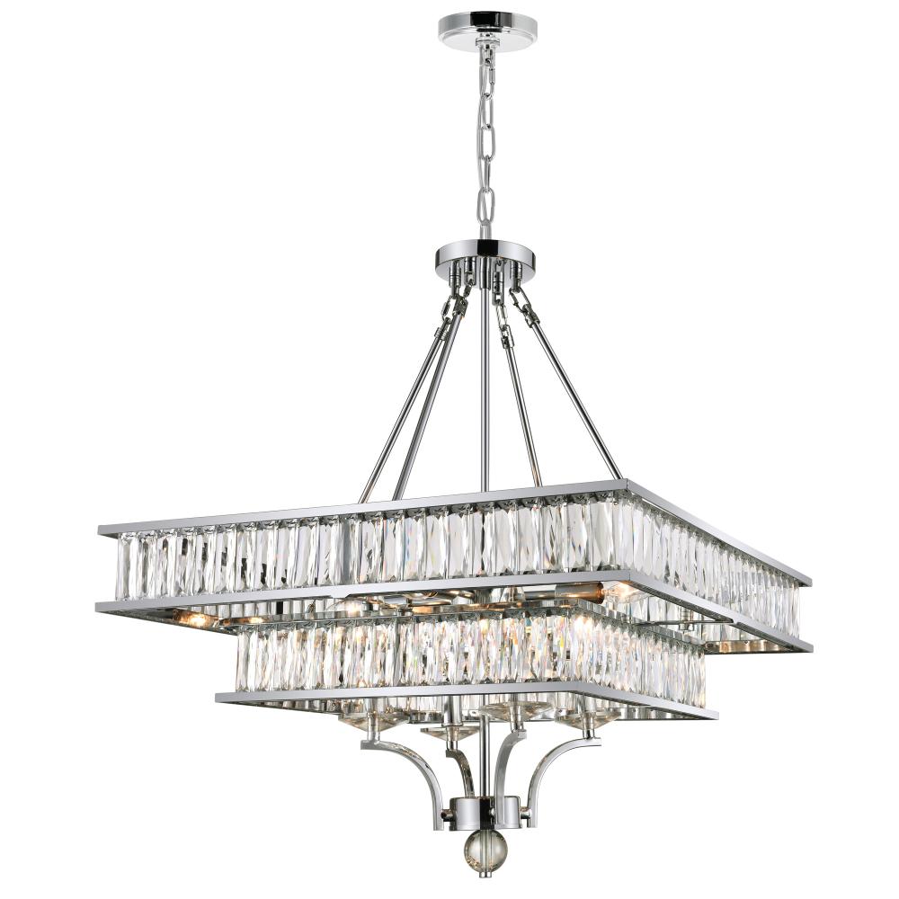 Shalia 8 Light Chandelier With Chrome Finish