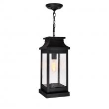 CWI Lighting 0418P7L-1 - Milford 1 Light Outdoor Black Pendant