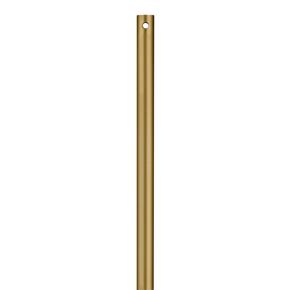 24" Downrod in Burnished Brass