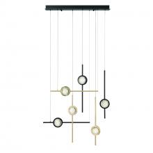 Eurofase 47255-036 - Barletta 32" LED Chandelier In Gold And Black