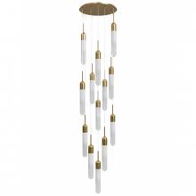 Avenue Lighting HF7413-AB - Tribeca Multi Port Aged Brass Pendant