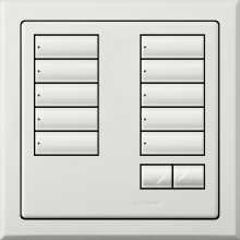 Lutron Electronics QSWE-10BRLI-AW - QSWE-WALLSTN 10BRL INS AW