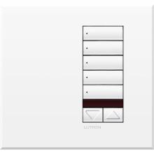 Lutron Electronics QSWE-5BRLIRN-AW - QSWE-WALLSTN 5BRLIR N/INS AW