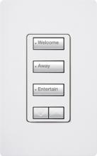 Lutron Electronics RRD-W3BSRL-BL - RA2 3BSRL WALL KEYPAD BLACK