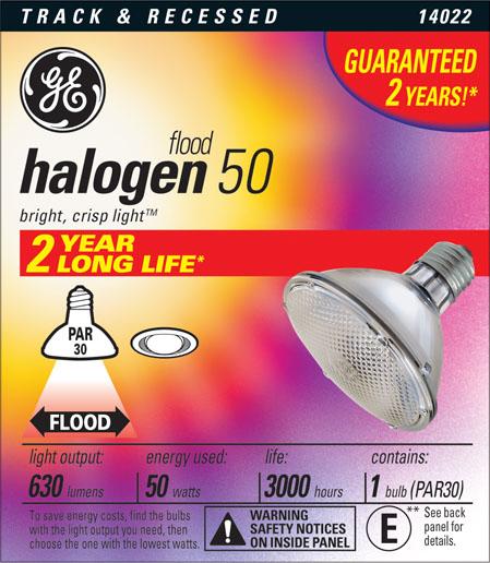 50PAR30/H/FL35 120 Volt Lamp