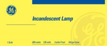 GE Lighting Company 21079 - 300/IF 130 Volt Lamp