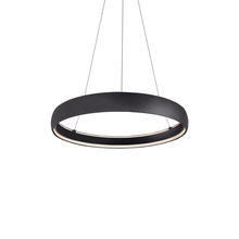 Kuzco Lighting Inc PD22735-BK - Halo 35-in Black LED Pendant