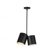 Kuzco Lighting Inc PD58814-BK - Keiko 14-in Black 2 Lights Pendant