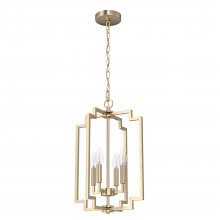 Hunter 19574 - Hunter Zoanne Alturas Gold 4 Light Pendant Ceiling Light Fixture