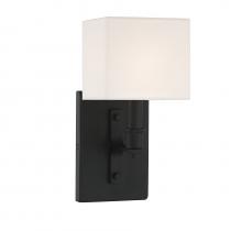 Lighting One US L9-8550-1-89 - Collins 1-Light Wall Sconce in Matte Black