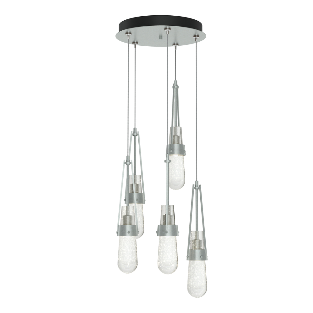 Link 5-Light Blown Glass Pendant