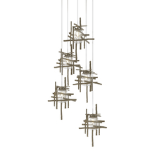 Hubbardton Forge 131126-SKT-LONG-84-II0728 - Tura 5-Light Seeded Glass Pendant