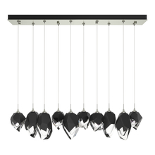 Hubbardton Forge 131145-SKT-STND-85-BP0756 - Chrysalis 10-Light Mixed Crystal Pendant