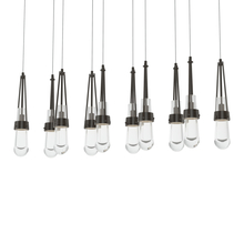 Hubbardton Forge 131207-SKT-LONG-14-ZM0434 - Link 10-Light Clear Glass Pendant