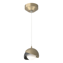 Hubbardton Forge 161183-SKT-STND-84-10-GG0711 - Brooklyn Double Shade Low Voltage Mini Pendant