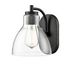 Millennium 6201-MB - Knightsdale 9.25" High 1-Light Wall Sconce - Matte Black
