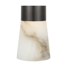 Visual Comfort & Co. Modern Collection SLTB66727BZALB - Caspe Alabaster 8 Rechargeable Table Lamp