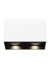 Visual Comfort & Co. Modern Collection 700FMEXOD620WW-LED930 - Exo 6 Dual Flush Mount