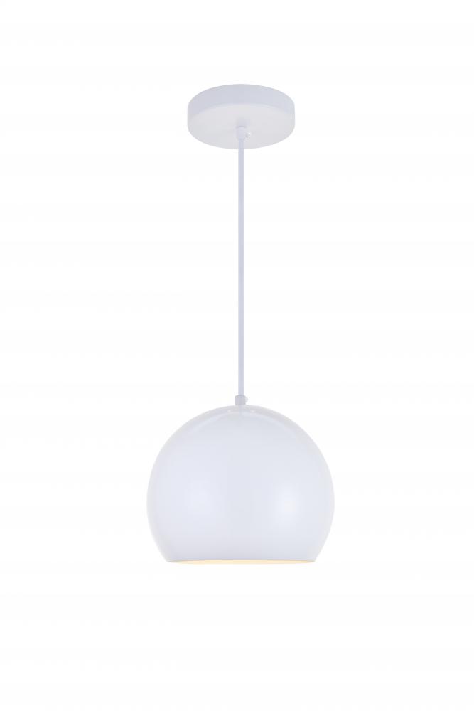 Kasey 1 Light White Pendant