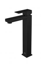 Elegant FAV-1002MBK - Jakob Single Hole Single Handle Bathroom Faucet in Matte Black