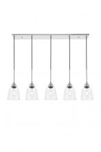 Elegant LD4013D46C - Felicity 5 Light Chrome Pendant