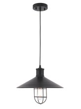 Elegant LD7506BK - Flaneur 1 light Black Pendant