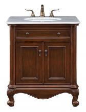 Elegant VF-1032 - 30 In. Single Bathroom Vanity Set in Teak Color