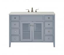 Elegant VF10448GR - 48 In. Single Bathroom Vanity Set in Grey