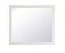 Elegant VM24236WH - Aqua Rectangle Vanity Mirror 42 Inch in White