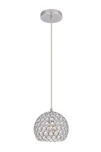 Elegant LDPD3009 - Celestia Collection Pendant D7.1 H6.5 Lt:1 Chrome Finish