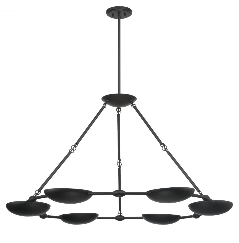 6 LIGHT CHANDELIER