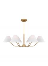 Visual Comfort & Co. Studio Collection DJC1016SB - Burke Transitional 6-Light Indoor Dimmable Large Chandelier