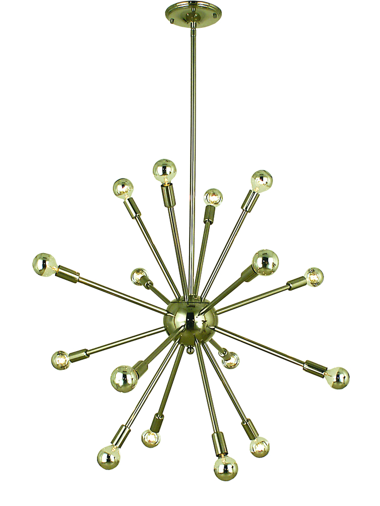 16-Light Mahogany Bronze Simone Chandelier