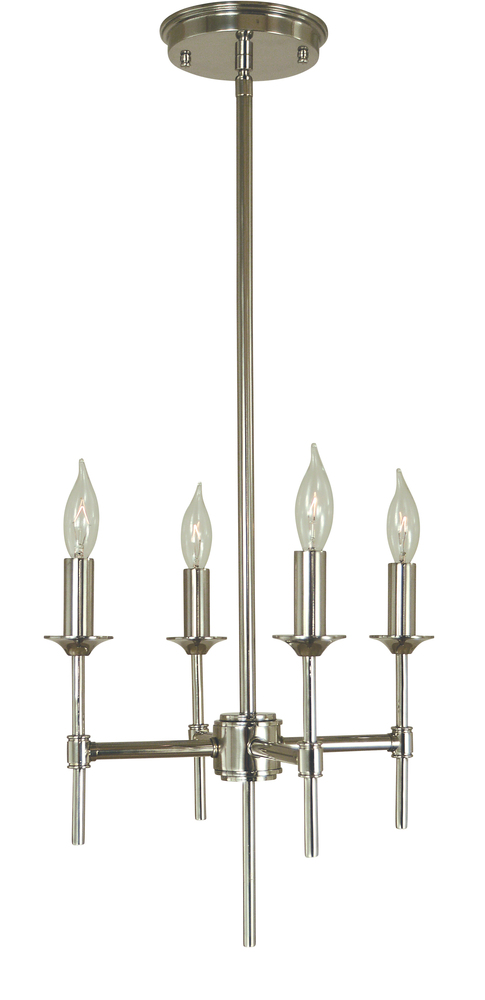 4-Light Brushed Nickel Chandler Chandelier