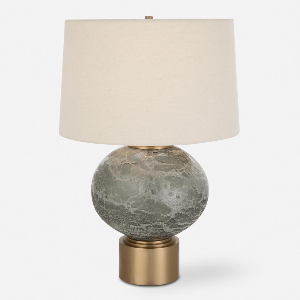 Uttermost Lunia Gray Glass Table Lamp