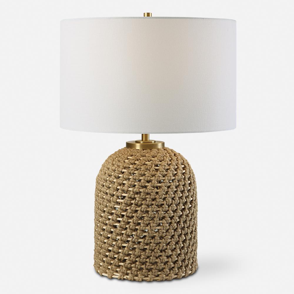 Uttermost Kendari Rope & Rattan Table Lamp