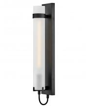 Hinkley 37852BK-WH - Large Tall Single Light Sconce