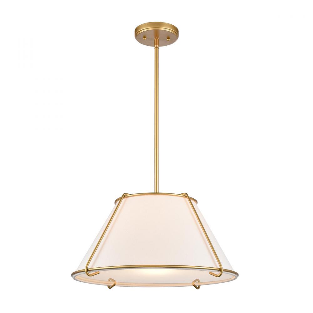 Regalia 18'' Wide 1-Light Pendant - Natural Antique Brass