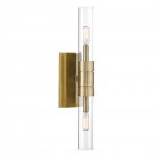 ELK Home 6512-AN-CL - Rohe 20'' High 2-Light Sconce - Aged Brass