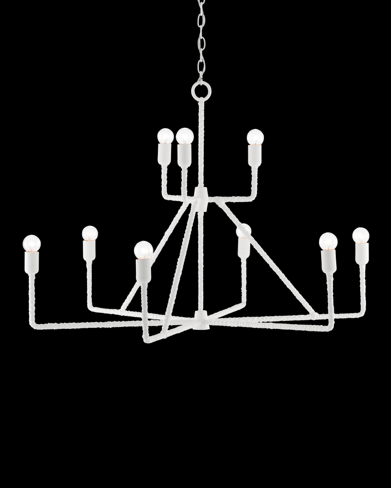 Trilling White Chandelier