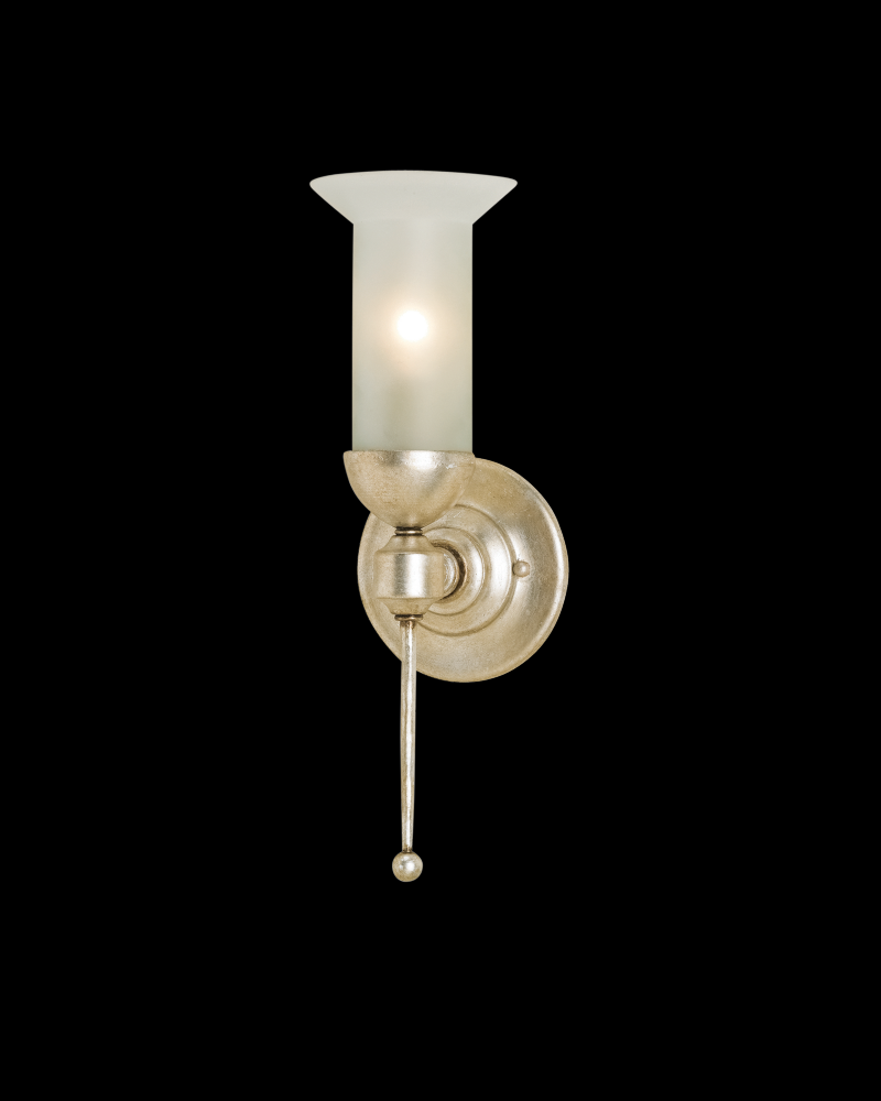 Pristine Silver Wall Sconce