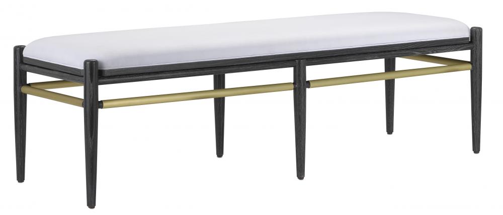 Visby Muslin Black Bench