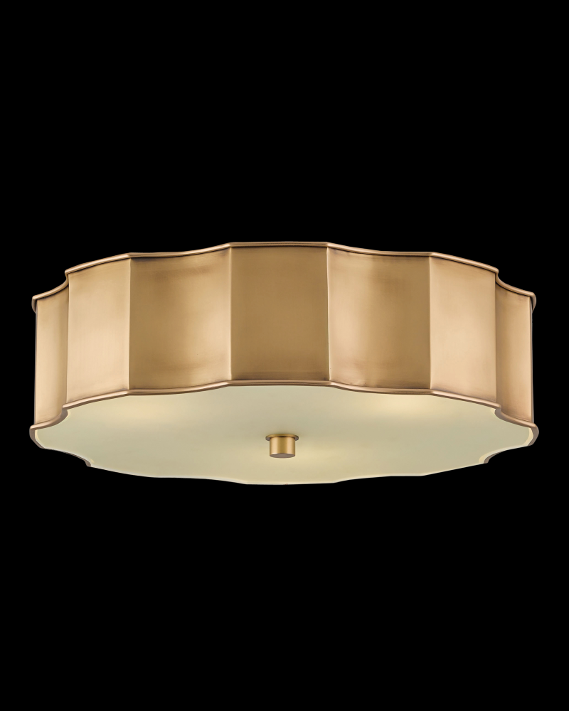 Wexford Brass Flush Mount