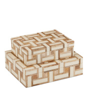 Currey 1200-0899 - Aarna Cream Box Set of 2